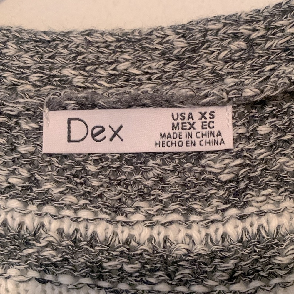 Dex  Cotton Knit Long Sleeve Dress NWOT - Picture 3 of 7